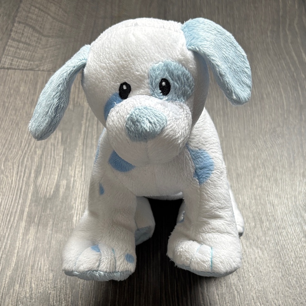 Ty Baby Pups White & Light Blue Spots Plush Toy